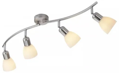 JUST LIGHT. 11954-55 - Plafonieră spot KARO 4xE14/40W/230V crom mat