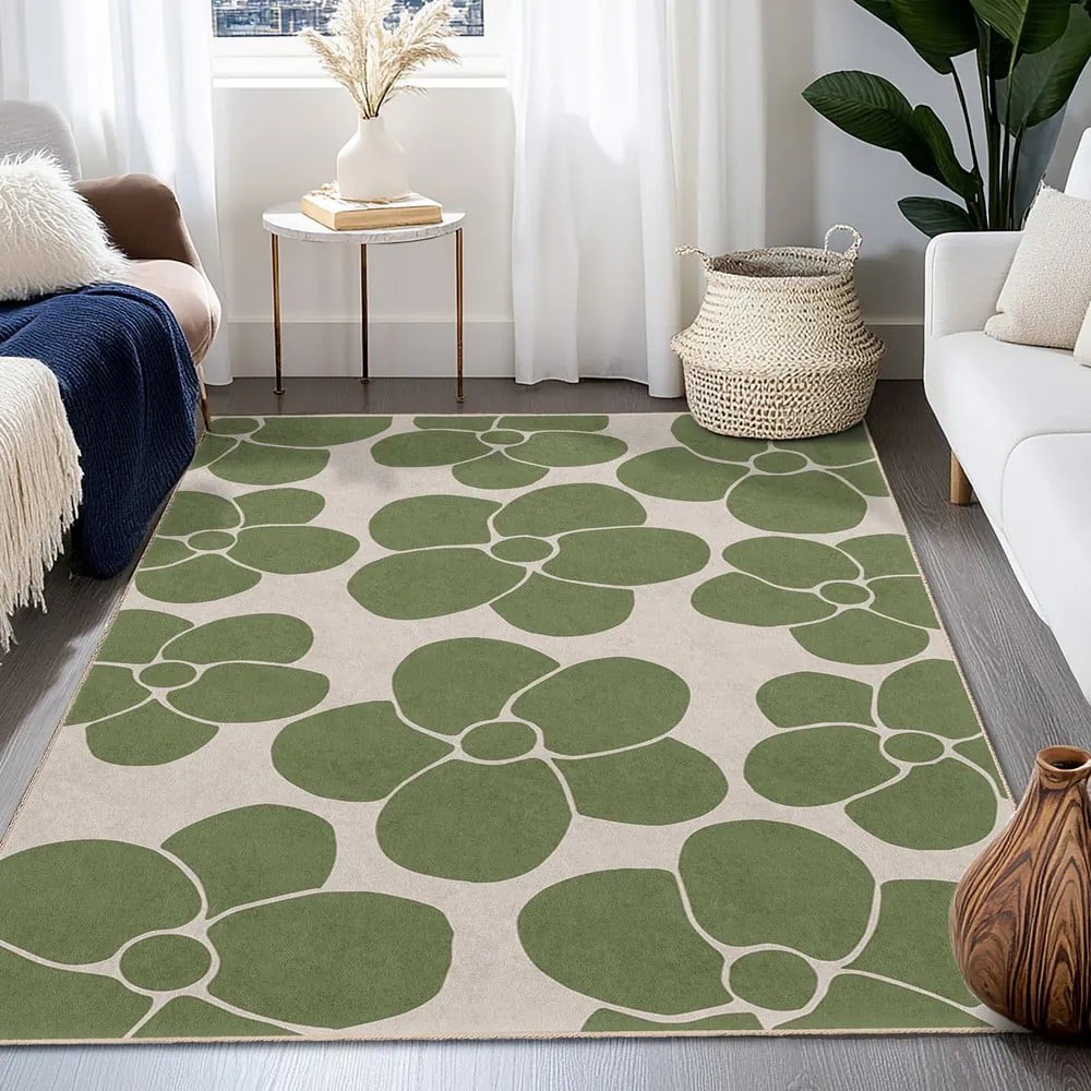 Covor verde lavabil 160x230 cm Green Meadow – Mila Home