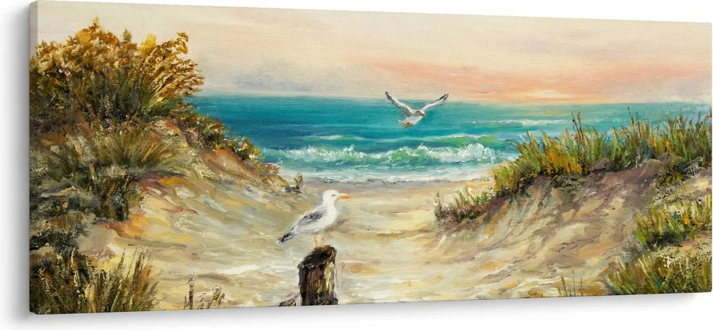 Tablou - Plaja cu nisip (120x50 cm)