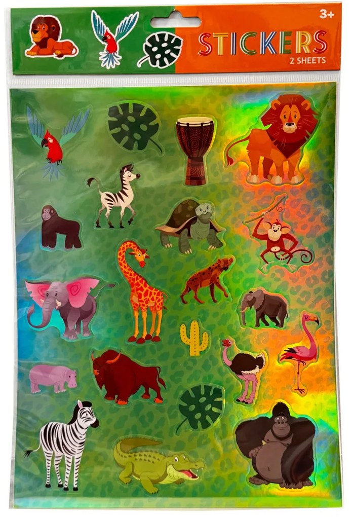 Animale Jungle autocolant holografic