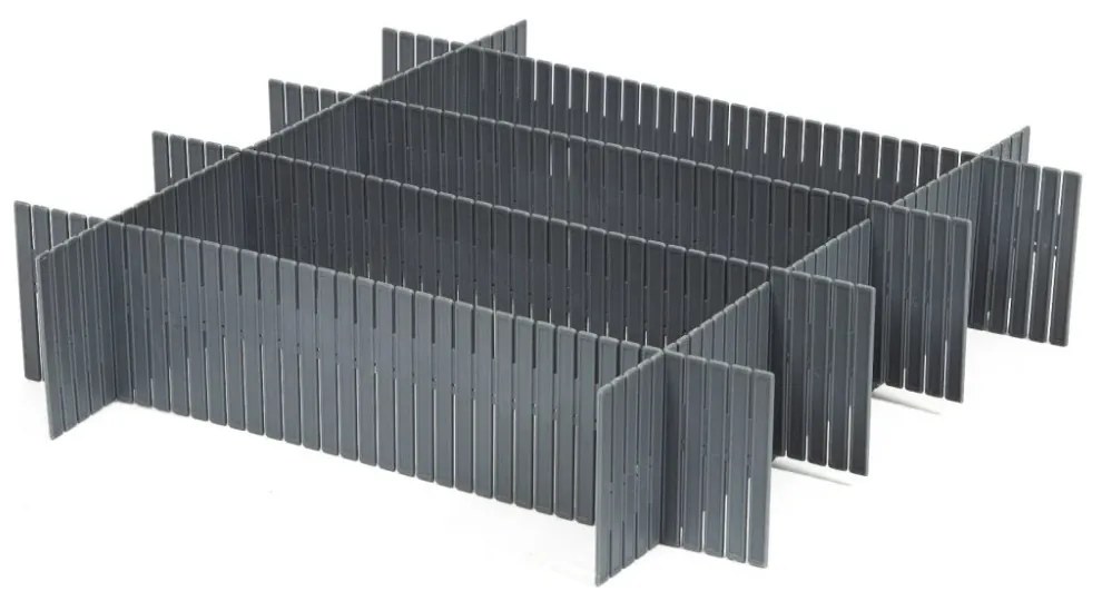 Compactor Organizator pentru sertar Free, gri