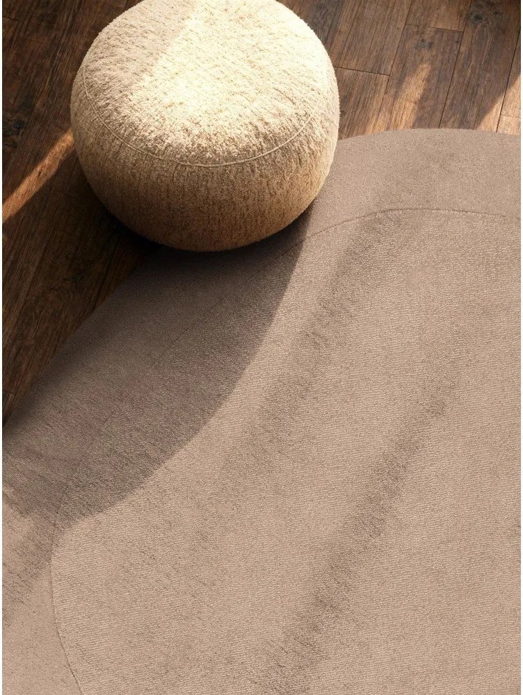 Covor bej țesut manual rotund din amestesc de lână ø 160 cm Kari Organic – Villeroy&Boch