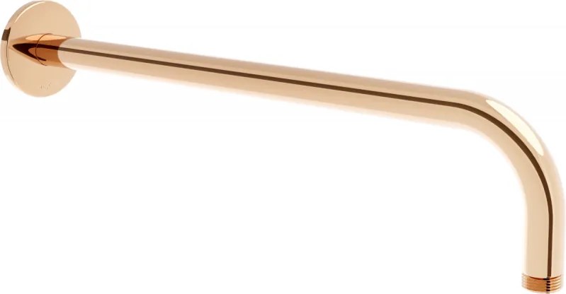 Mexen braț de duș montat pe perete 40 cm aur roz - 79211-60
