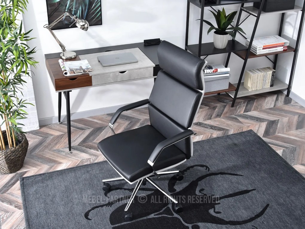 Fotoliu Blondie (negru + crom). Promo -10%. 1109897
