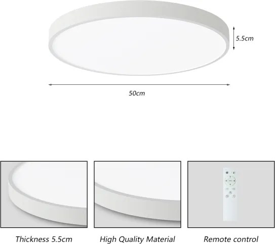 Plafonieră LED dimabilă Brilagi POOL SMART LED/60W/230V 3000-6000K 50 cm + telecomandă