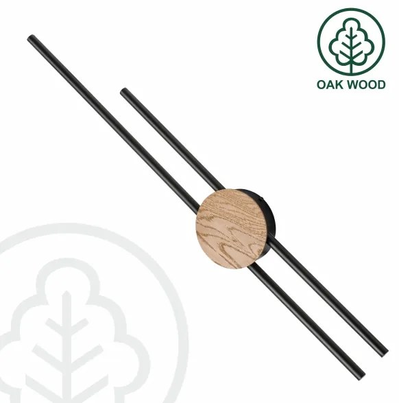 Aplică LED Brilagi WOODY COLLINE LED/15W/230V stejar