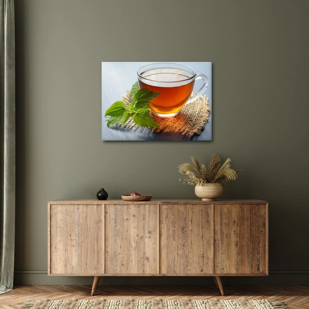 Tablou cu ceașca cu ceai (70x50 cm)