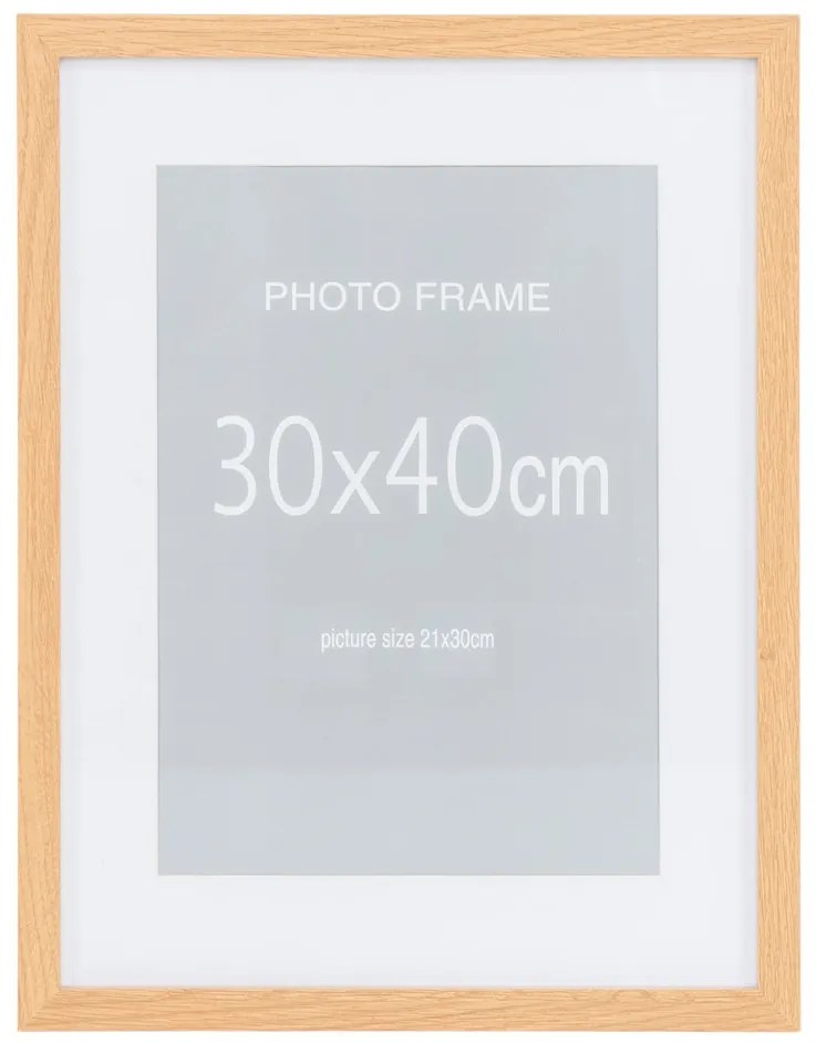 Set rame foto Marbella, 7 negre și 8 naturale 30X40 cm