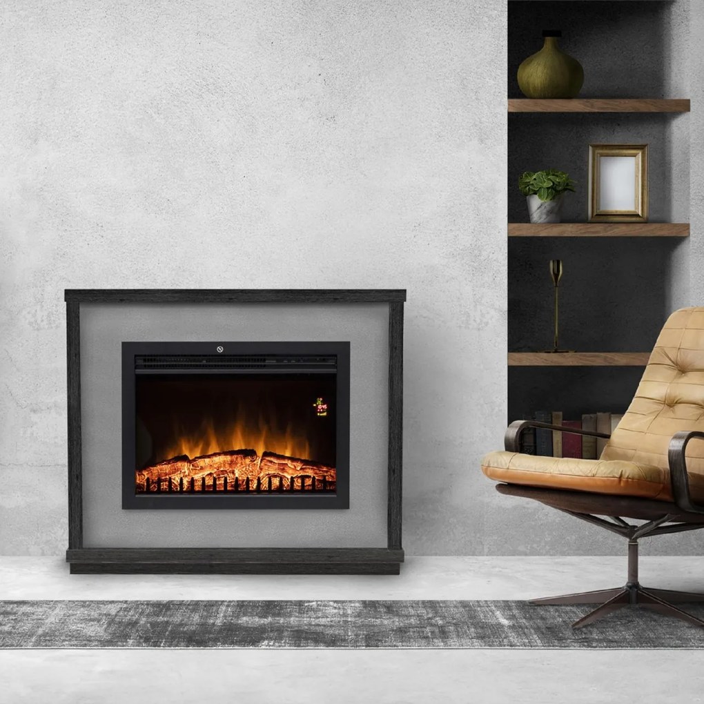 Cadru pt semineu incorporabil, stejar freya modern PALERMO