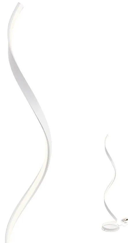 Redo 01-1797 - Lampă de podea LED dimabilă TORSION LED/24W/230V albă