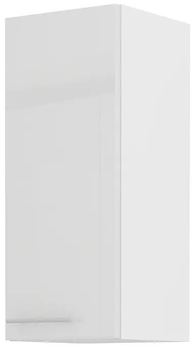 Dulap superior de bucătărie Lavera 30 G 72 1F (alb + alb lucios). 1032348