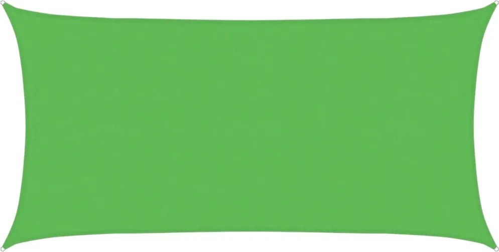 vidaXL Pânză parasolar, verde deschis, 4x7 m, HDPE, 160 g/m²