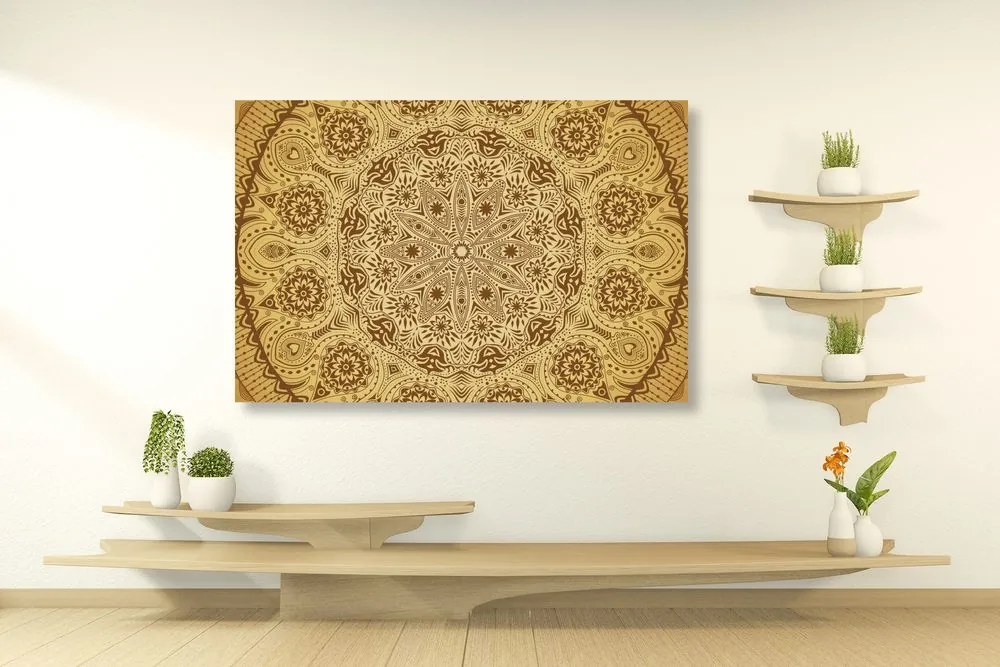 Tablou Mandala ornamentală cu dantelă