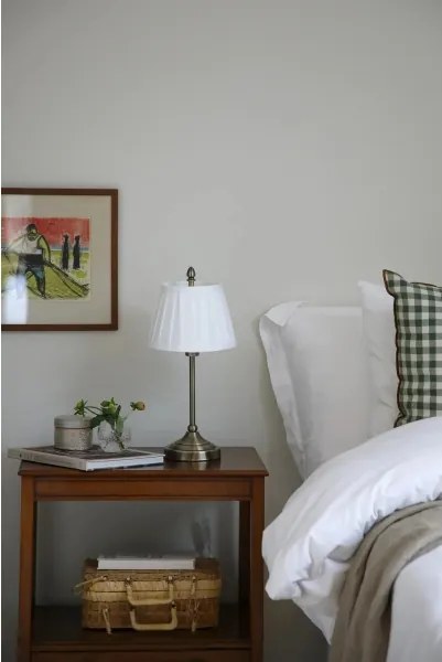Markslöjd 108973 - Lampă de masă OXFORD 1xE14/40W/230V alb/alamă