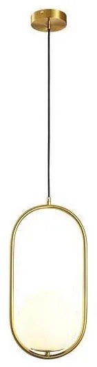 Lustră pe cablu 1xE27/15W/230V alamă