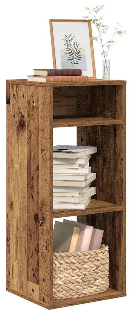 vidaXL Bibliotecă, lemn vechi, 34x31x80 cm, lemn prelucrat