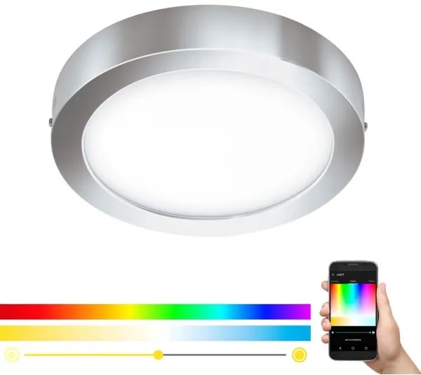 Eglo 98559 - Lampă de tavan LED RGB dimmabilă FUEVA-C LED/21W/230V