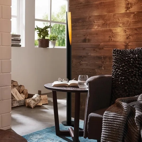 Eglo 97584 - Lampadar LED BARBOTTO 1xGU10/5W/230V negru