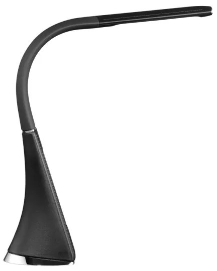 Immax 08947L - LED Lampă de masă dimmabilă cu display LEATHER LED/6,5W/5V negru