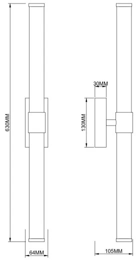 Zuma Line 003064-034735 - Aplică de perete LED EDDIE, 12W/230V, alamă