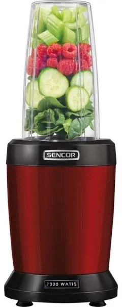 Sencor Nutri mixér 1000W, 230V, roșu, pentru smoothie-uri