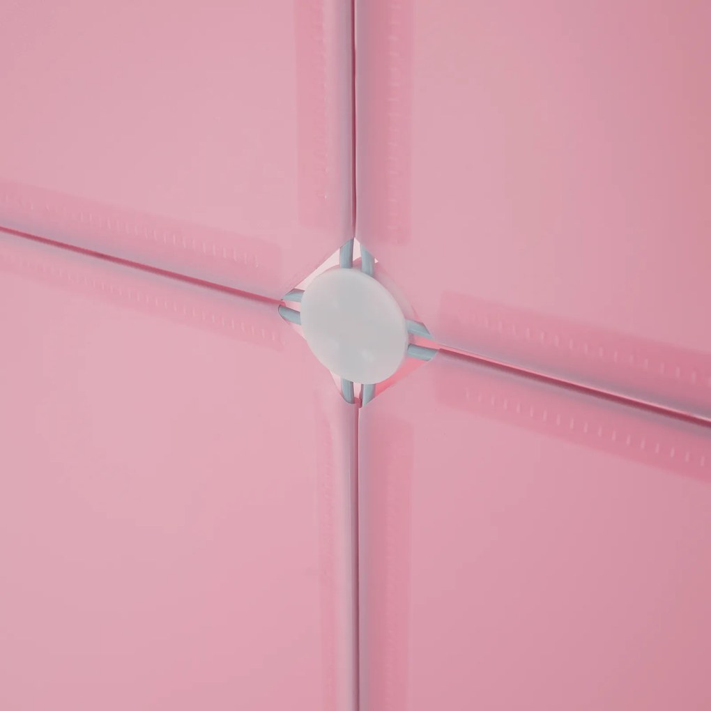 Dulap modular pentru copii, roz  model copii, NURMI