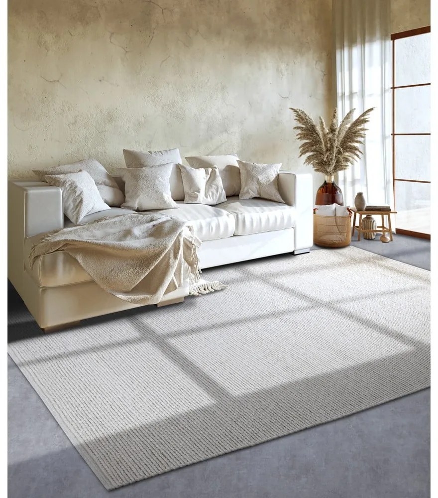 Covor alb țesut manual din lână 190x280 cm Francois – Villeroy&Boch