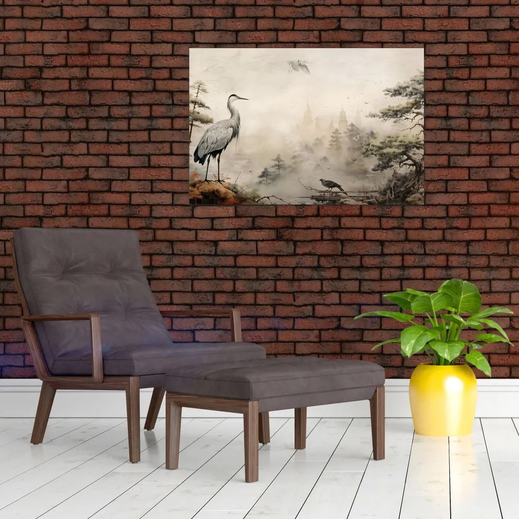 Tablou - Desen animat peisaj (90x60 cm)