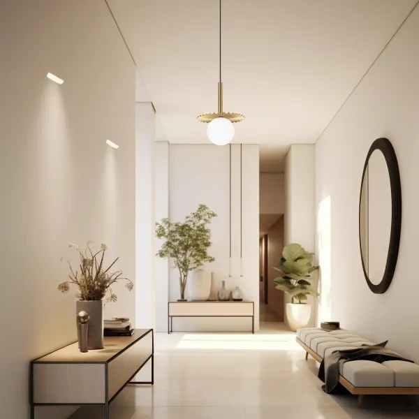 Pendul pe cablu CHITA 1xG9/5W/230V, auriu