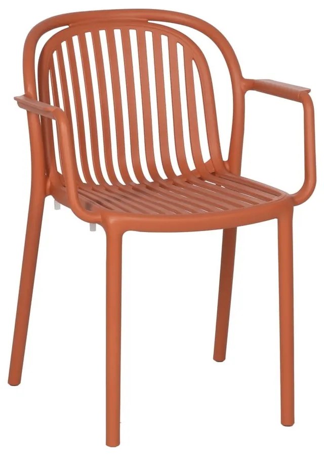 Scaun de dining teracotă din plastic Alia – Ixia