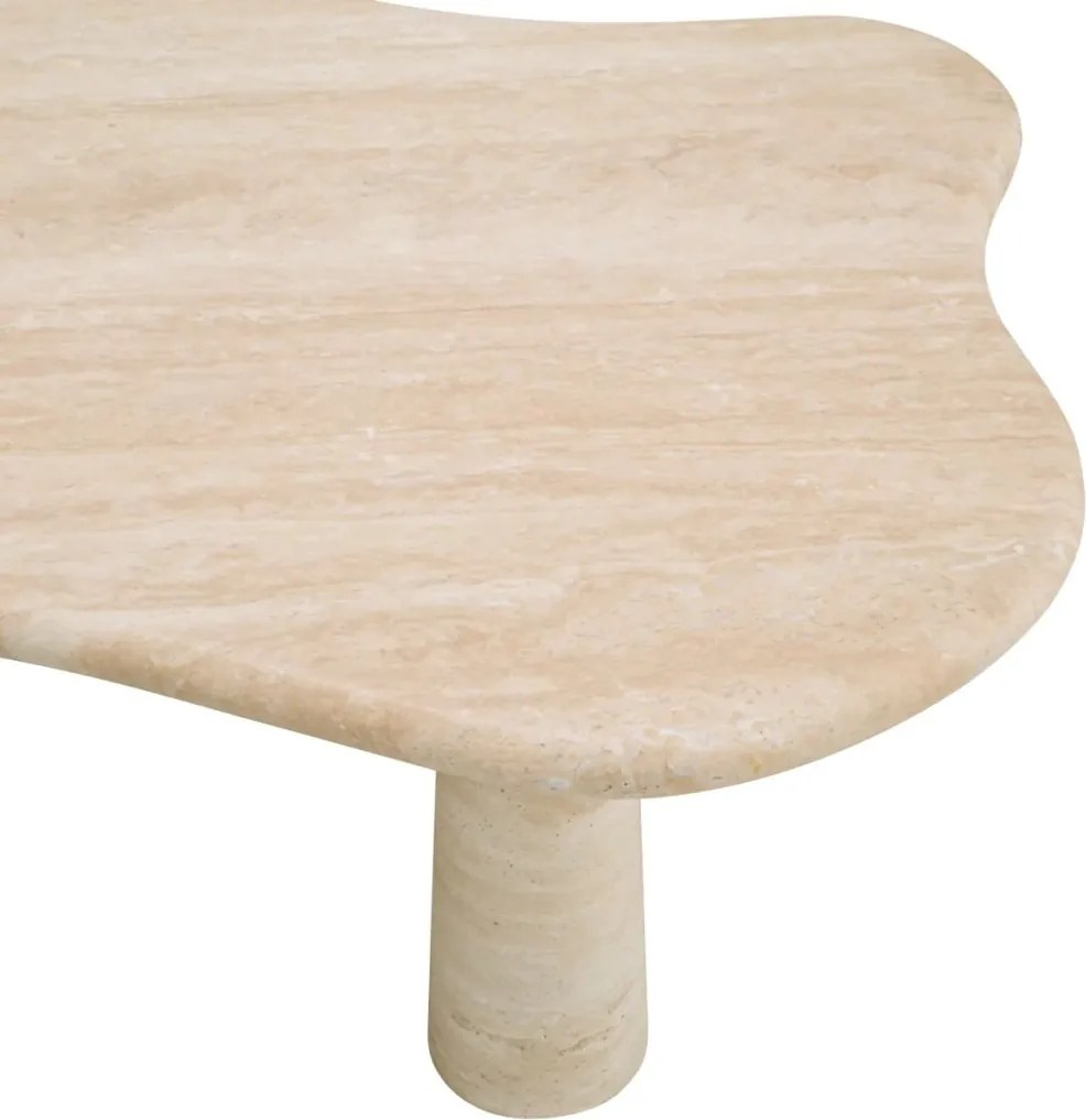 Masuta LUX realizata manual din travertin Isernia