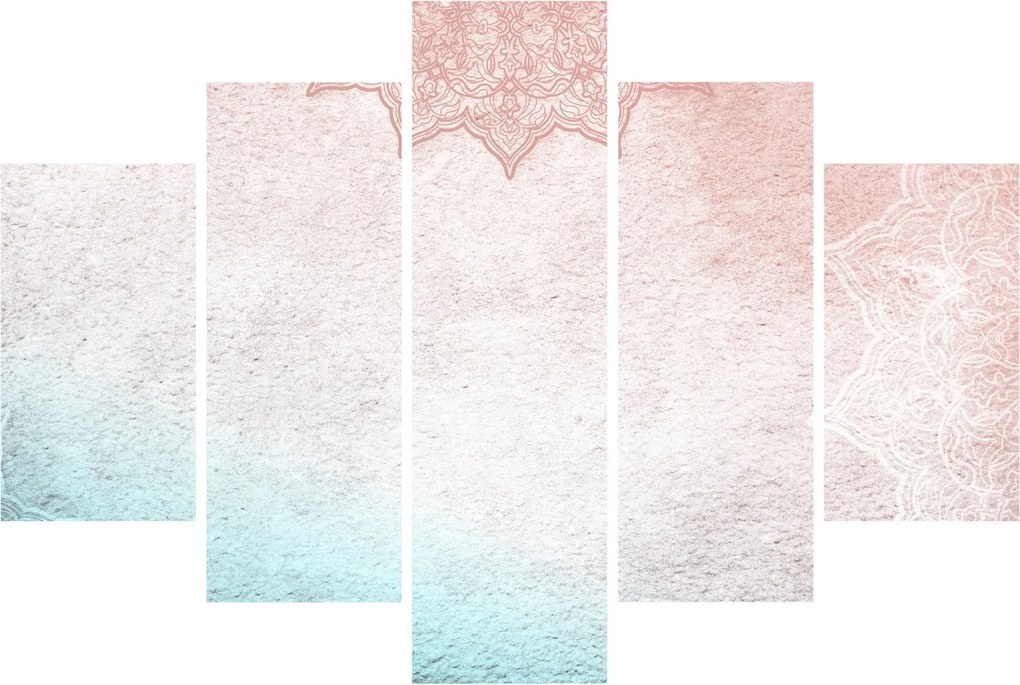 Tablou - Mandala pe zid 2 (150x105 cm)