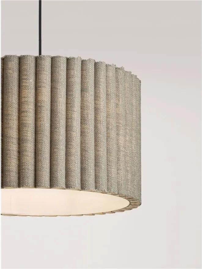 Lustra suspendata cu abajur din in verde Nos