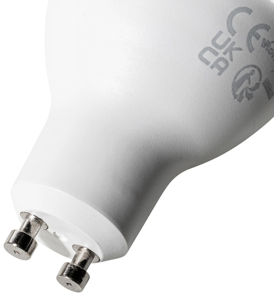 Set de 5 becuri LED GU10 cu 3 trepte de intensitate, 6W, 430 lm, 2000 - 6000K