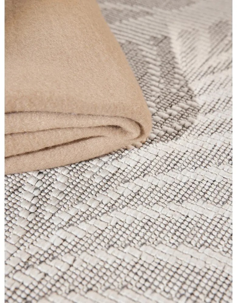 Covor pentru exterior și interior gri/fildeș 120x170 cm Duet Liora – NORTHRUGS