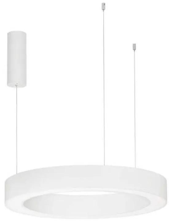 Pendul LED dimabil design modern MORBIDO alb
