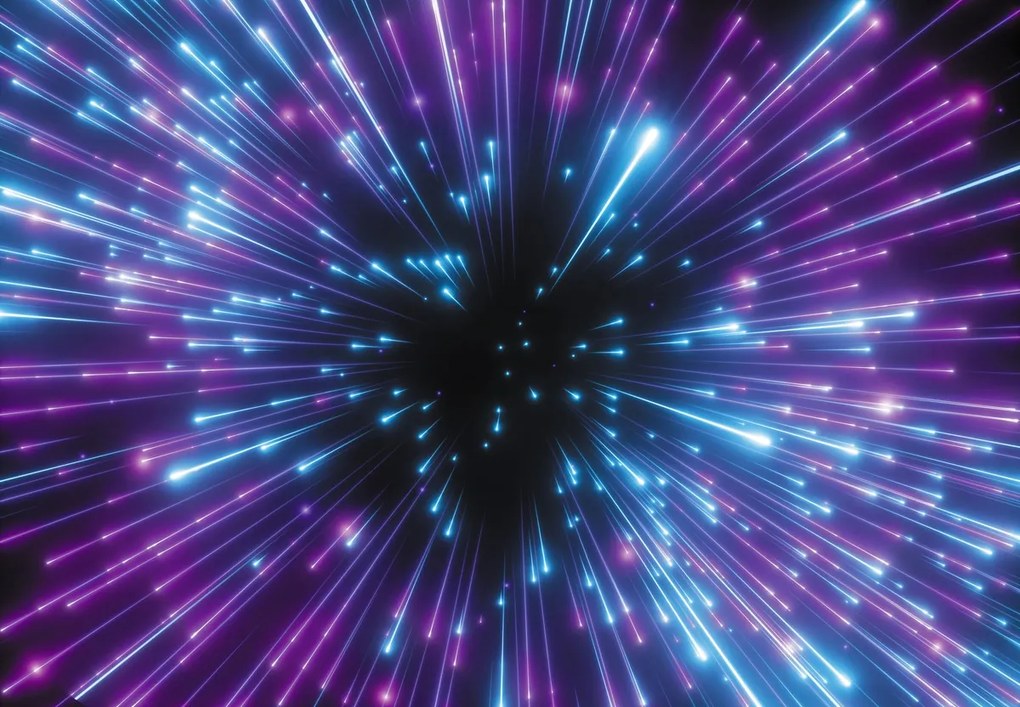 Fototapet - Spațiu neon (147x102 cm)