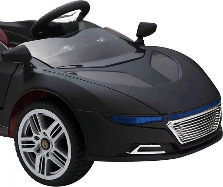 Masinuta Electrica cu acumulator pentru copii NOVOKIDS™ NKA228 Sport Racer , Cu telecomanda, Melodii si lumini, 3-8 ani , Usi cu deschidere , Baterie