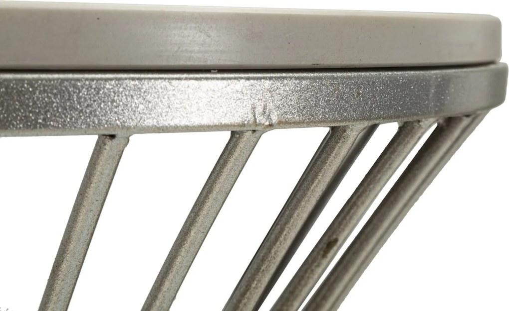 Mauro Ferretti Masa din fier si marmura cm ø 50x98 | Aosom Romania