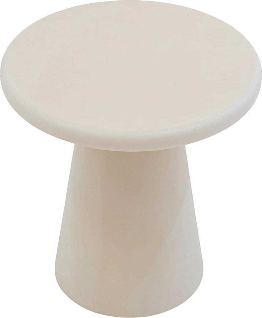 Măsuță de cafea rotundă Clav 45 cm - bej