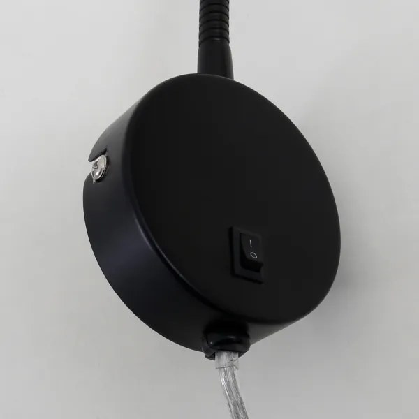 Briloner 2082-015 - Aplica LED de perete COMFORT LIGHT 1xGU10/5W/230V neagră