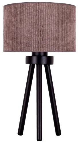 Lampă de masă Duolla LYON 1xE27/15W/230V d. 30 cm maro