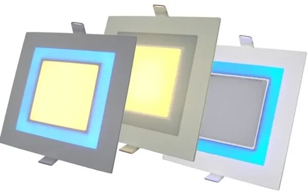 Corp de iluminat LED încastrat PELLO LED/6W/230V 3000K lumină albastră