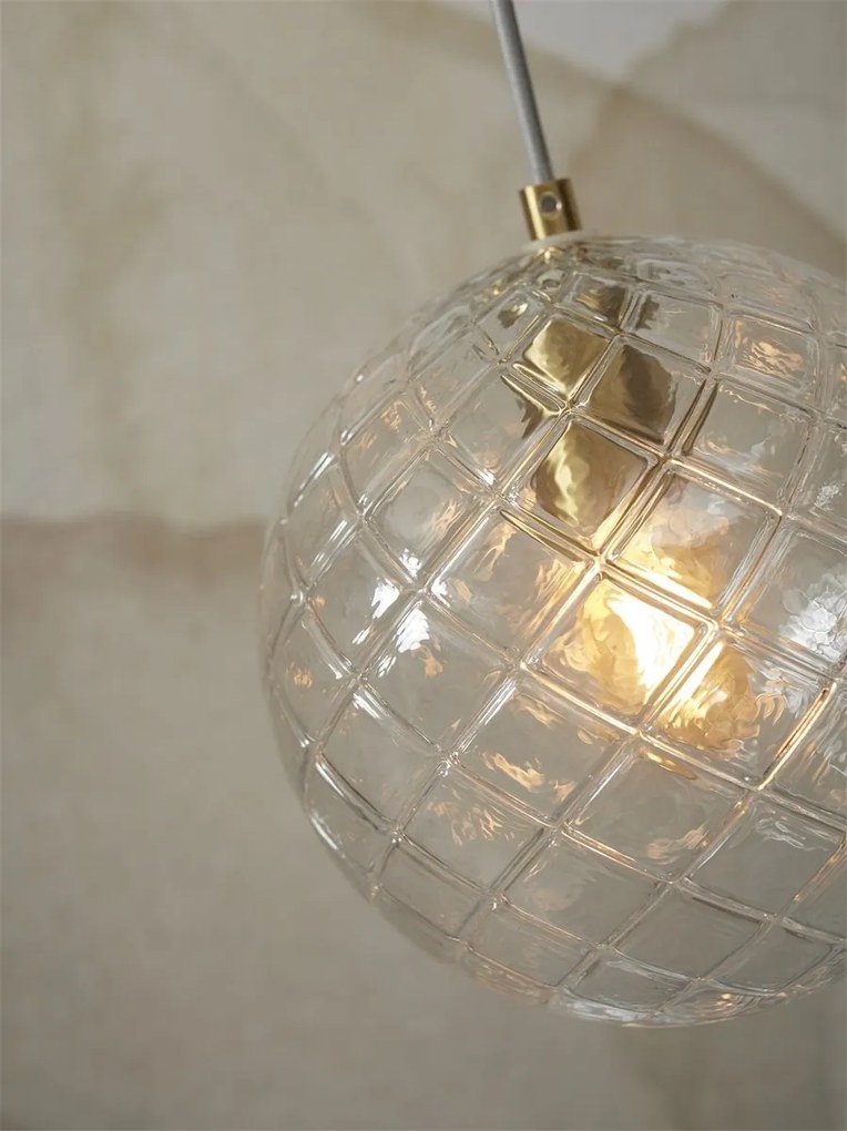 Pendul design modern Venice globe clar