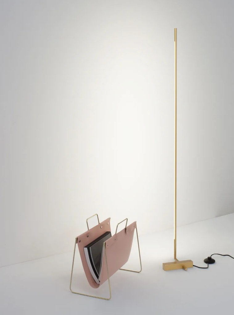 Lampadar, lampa de podea LED design modern RACCIO auriu