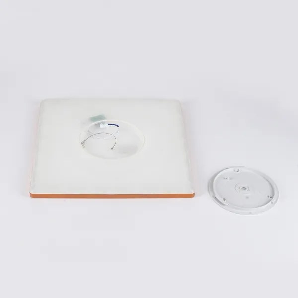 Brilagi - Plafonieră LED pentru baie ULTRA SLIM LED/24W/230V 42x42 cm roz auriu IP54