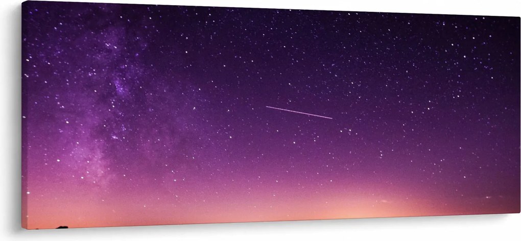 Tablou cu cerul și stea căzând (120x50 cm)