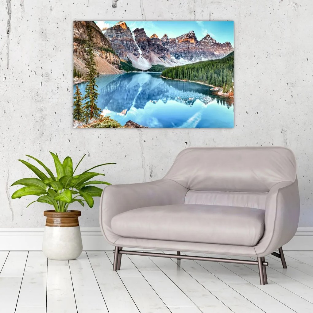 Tablou - Lacul Moraine (90x60 cm)