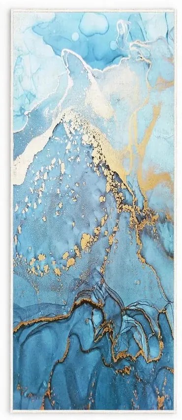 Covor albastru lavabil 80x150 cm Blue Waves – Oyo Concept