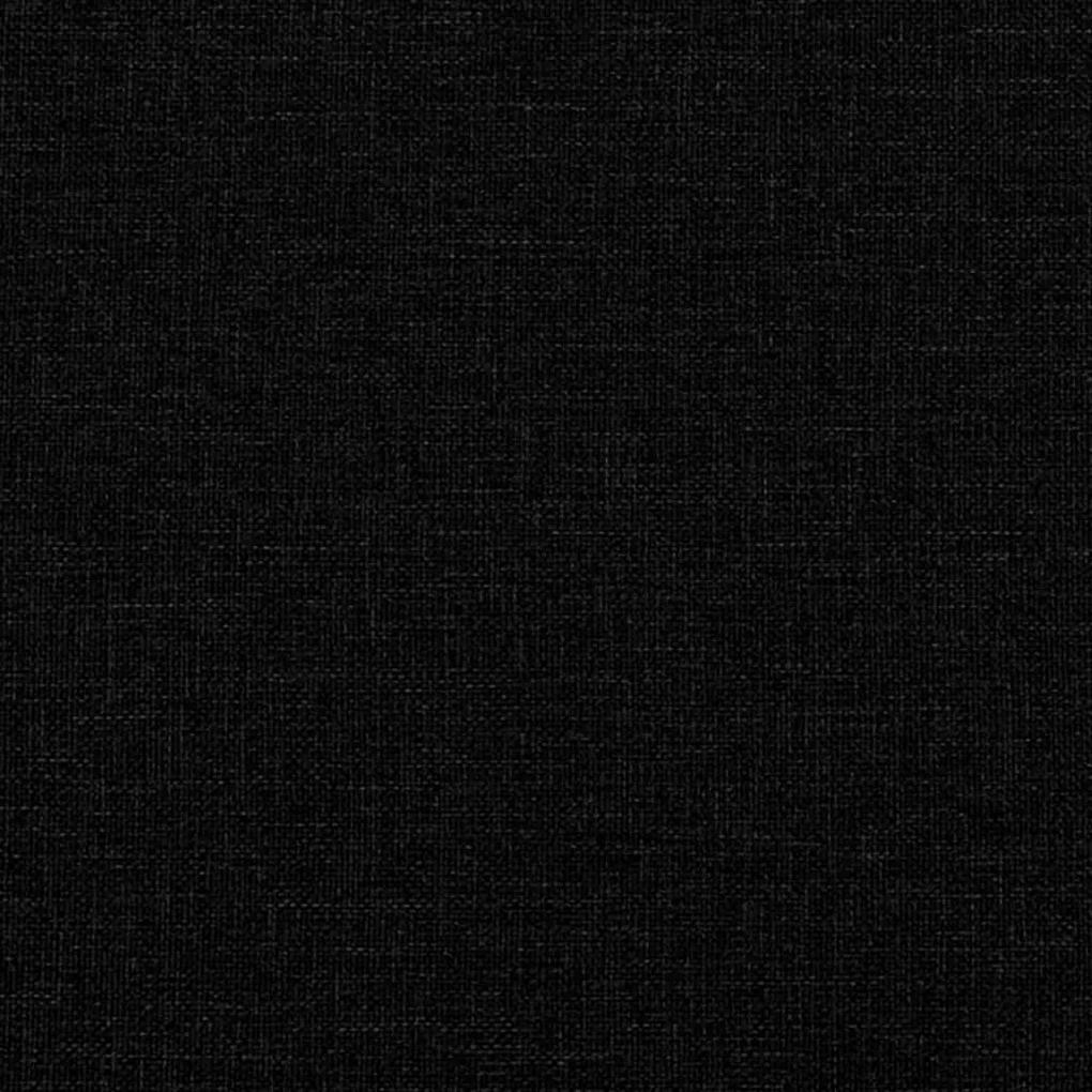 Fotoliu rabatabil, negru, material textil Negru